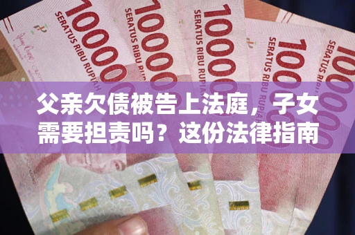 北京父亲欠债被告上法庭，子女需要担责吗？这份法律指南必须看完