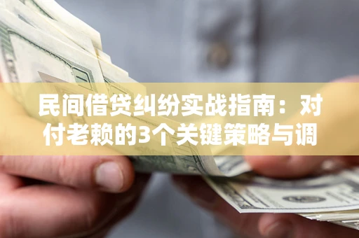 北京民间借贷纠纷实战指南：对付老赖的3个关键策略与调解盲区解析