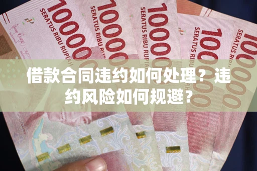 北京借款合同违约如何处理？违约风险如何规避？