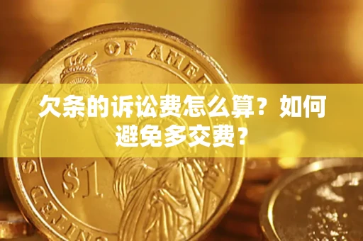 北京欠条的诉讼费怎么算？如何避免多交费？