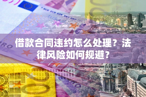 北京借款合同违约怎么处理？法律风险如何规避？