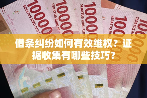 北京借条纠纷如何有效维权？证据收集有哪些技巧？